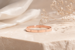 Rose Gold Plated Clover Bangle Bracelet