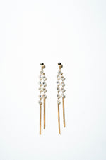 Radiance Double-Strand Dangle Earrings – 18k Gold Plated