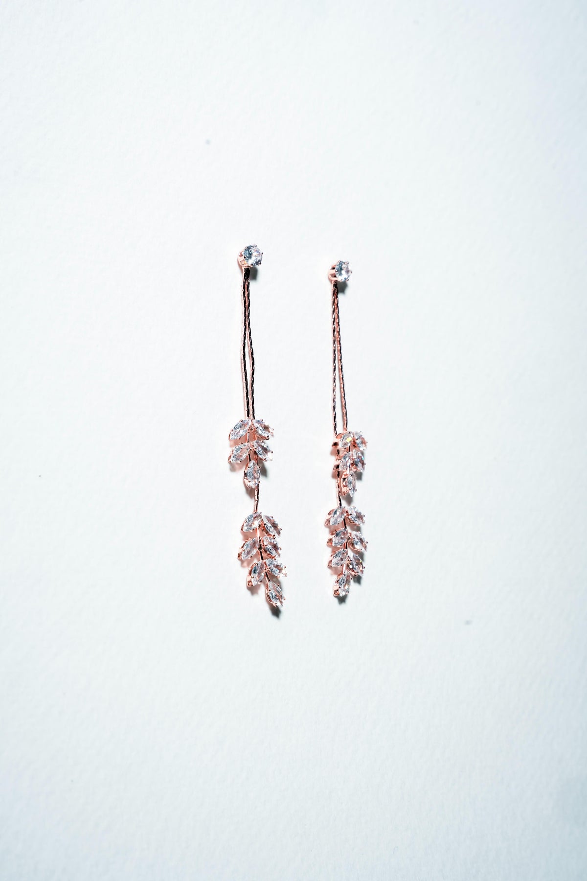 Willow Leaf Branch Drop Earrings