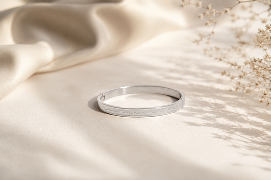 The Infinite Pulse Bangle | Stainless Steel