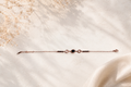 Petals of Grace: Rose Gold-Plated Celestial Link Bracelet