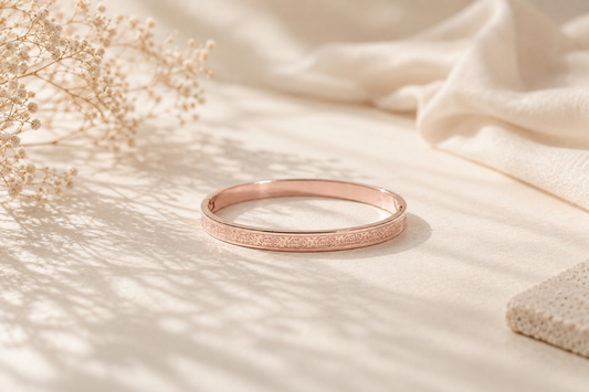 Rose Eternelle Rose Gold Plated Bangle
