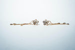 Flora Bloom Asymmetric Drop Earrings – 18K Gold Plated
