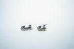 The Pave Bold U-Hoop Earrings – 925 Sterling Silver