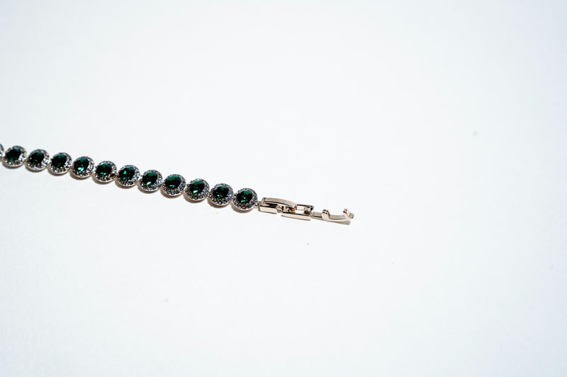 The Emerald Luminaire Tennis Bracelet