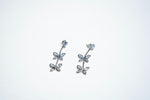 The Twin Butterfly Drop Earrings – 925 Sterling Silver