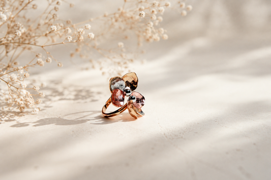 The Sculpted Floral Bloom Ring