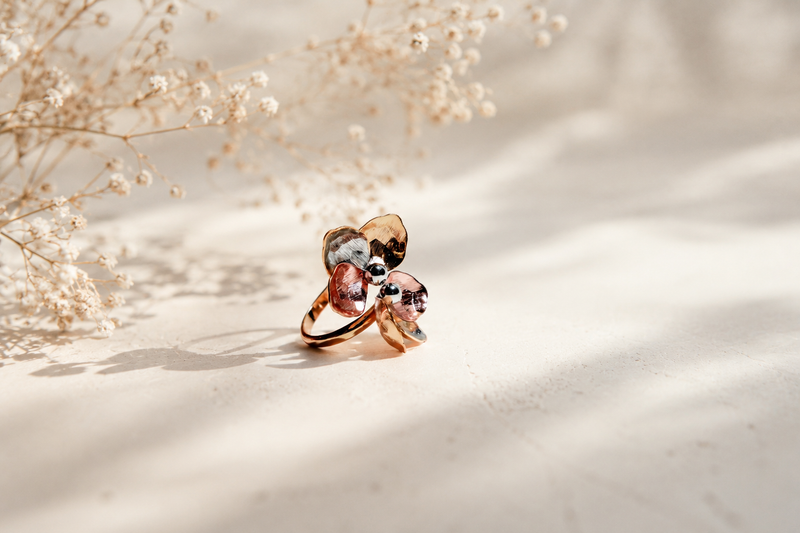 The Sculpted Floral Bloom Ring
