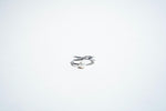 The "Ethereal Intertwine" Pearl & Pavé Crossover Ring