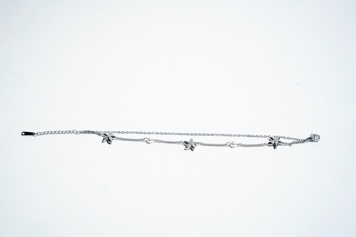 The Celestial Shore Double-Layer Bracelet – 925 Sterling Silver