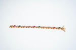 The "Prism Radiance" Multi-Gemstone Tennis Bracelet