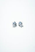 The Midnight Blossom Threader Earrings – 925 Sterling Silver