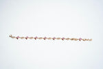 The Royal Amethyst Square Link Bracelet