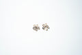 Flora Bloom Asymmetric Drop Earrings – 18K Gold Plated