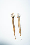 Aurelia Fringe Statement Earrings – 18K Gold Plated