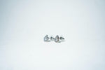 The Linked Heart Silhouette Studs – 925 Sterling Silver