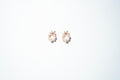 Primrose Pearl Wreath Drop Earrings – 18K Gold Plated