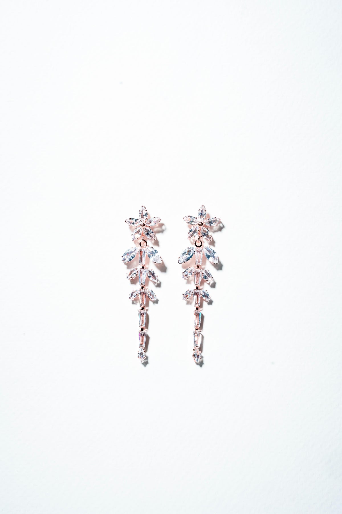 Marquise Ivy Linear Drop Earrings