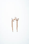 Butterfly Wing Luster Drop Earrings – 18K Gold Plated