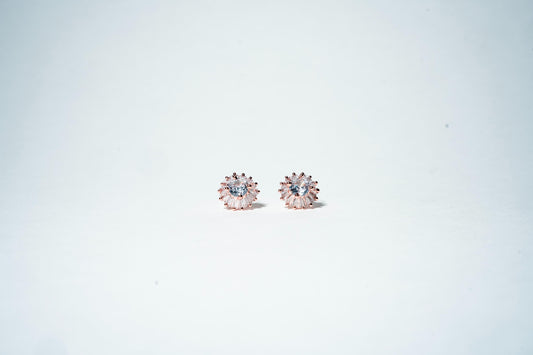 Solstice Baguette Cluster Studs