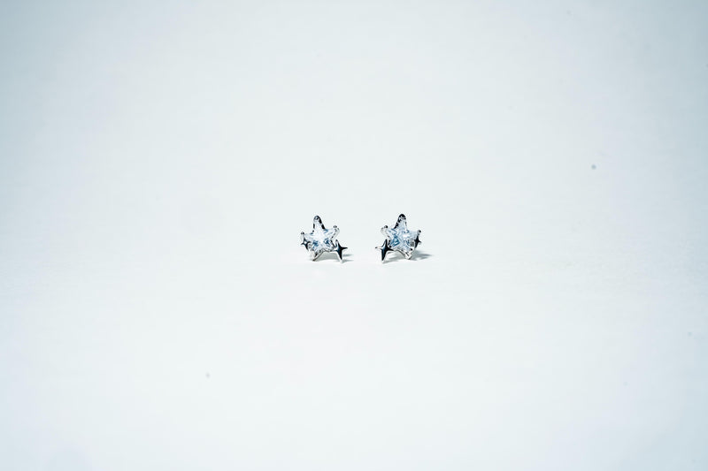 The North Star Prism Studs – 925 Sterling Silver