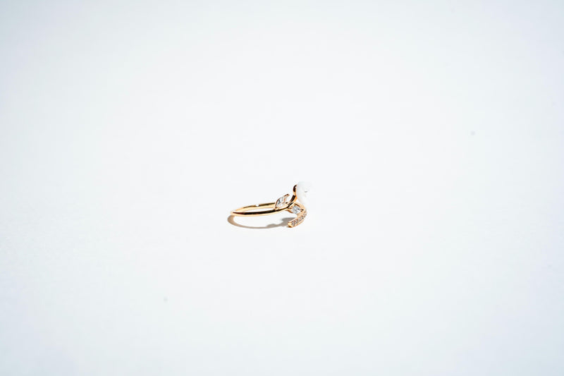 The "Petal & Path" Floral Bypass Ring