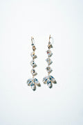 Ethereal Marquise Crystal Cascading Drop Earrings – 18K Gold Plated Luxury